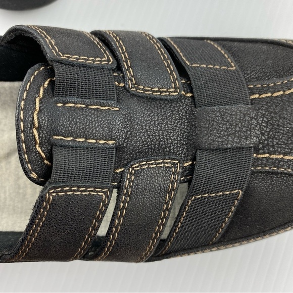 Clarks Cloudstepper Shoes Black Size 8 Slip on Loafers - Picture 7 of 11